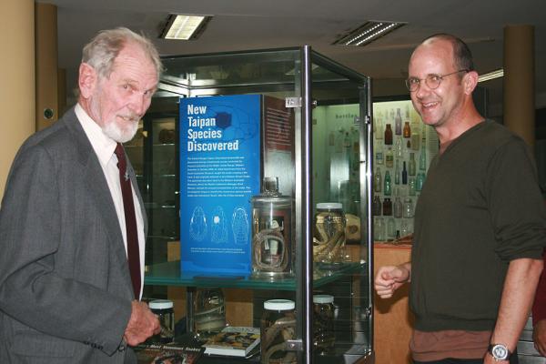 Paul Doughty with Harry Butler